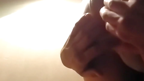 Solo shemale fingered and fingered in amateur video