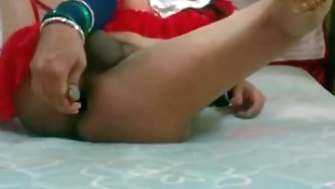 Gorgeous asian solo tranny with a huge ass and natural boobs