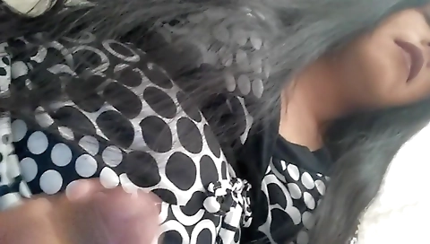 Latina shemale masturbates in her own pussy in homemade pov