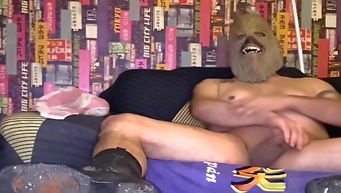 I'm getting a dildo in my tight ass in amateur porn video