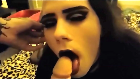 Amateur brunette 18+ blowjob and fuck with her 18+ dick