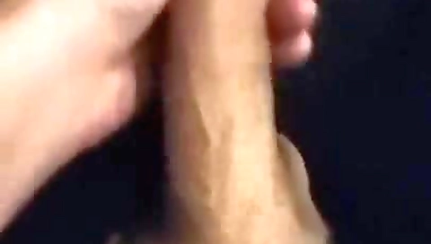 Petite amateur shemale gets cum shot in pov on her laptop