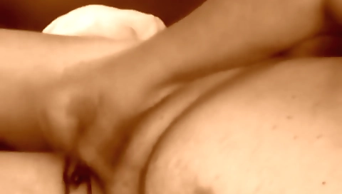 Busty woman with a sexy body enjoys the power of her cd pump
