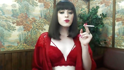 Sexy and kinky teen show off and get cumshot from a guy