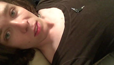 Petite teen with a nice face is caged in a bedroom